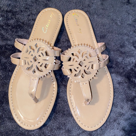 NWOT Sam Edelman Tory Burch Lookalike Sandals - Picture 2 of 4